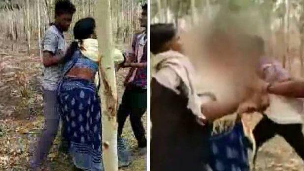 भैया-भैया कहकर वो रहम की भीख मांगती रही, दरिंदे जंगल में खींचते रहे, वीडियो वायरल