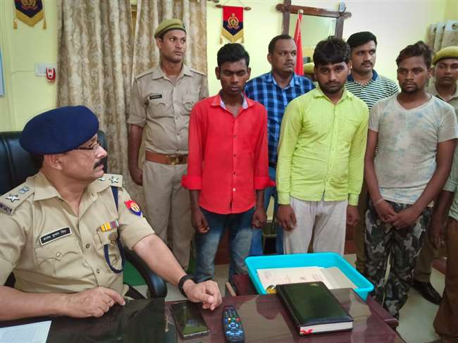 वाहन चोरों के अंतरजनपदीय गिरोह का पर्दाफाश, चार गिरफ्तार